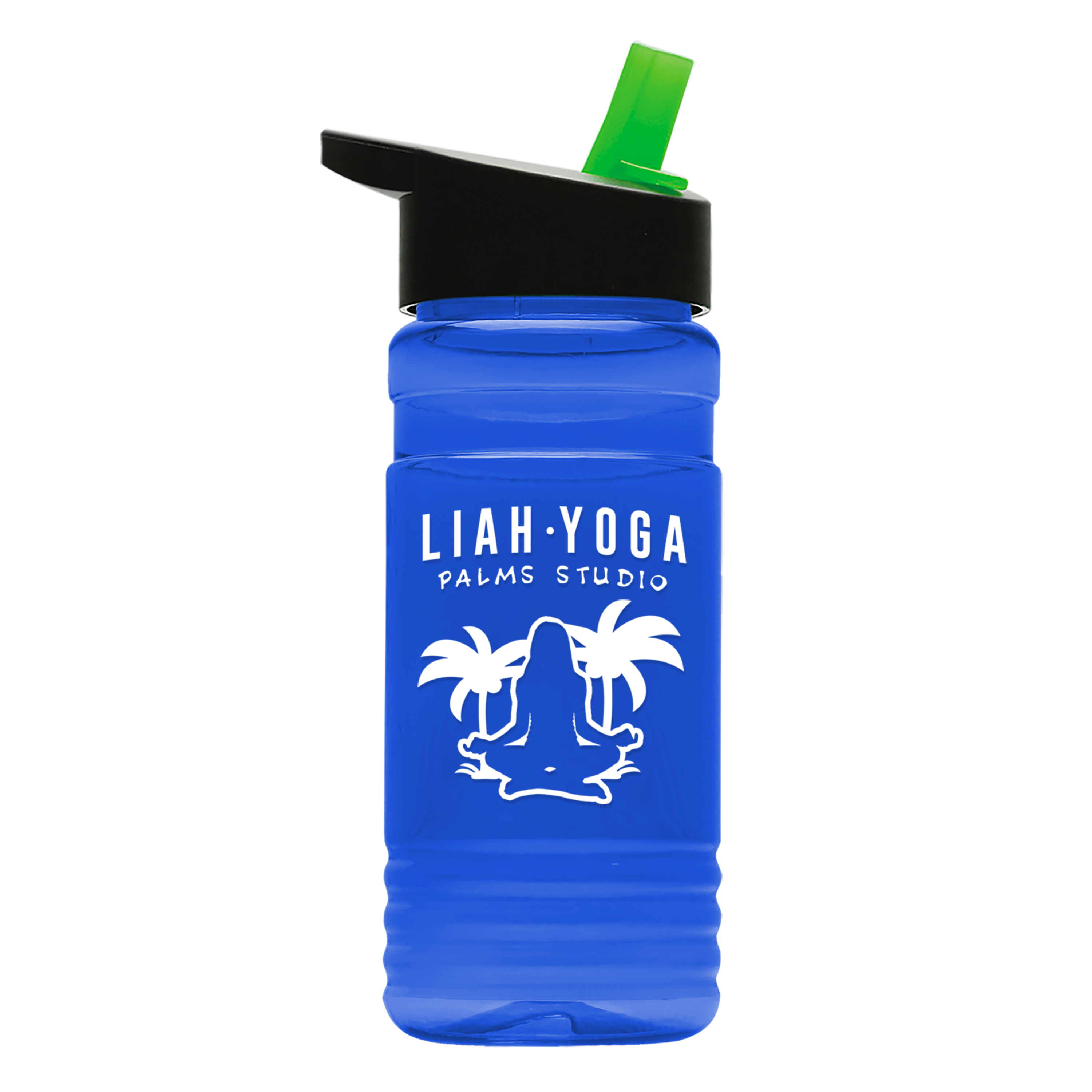 RPET Bottle with Flip-Straw Lid - 20 oz.